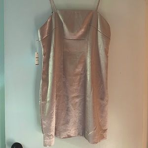 Never Worn Rose Gold Mini Dress